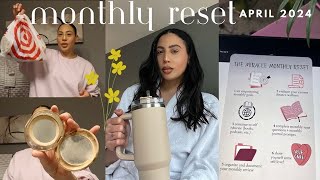 APRIL 2024 RESET VLOG 🌾 i saved $1,000 doing this... financial goals, product empties & reflections