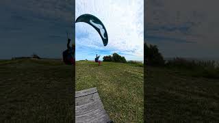 Parakiting (coastal soaring) - Kåseberga (Sweden) #shorts