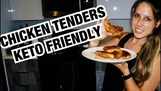 HEALTHY LOW CARB CHICKEN TENDERS | KETO CHICKEN TENDERS