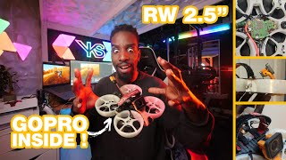 [FPV] Racewhoop 2.5" avec gopro intégrée dans le chassis ! - Construction