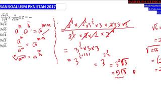 PEMBAHASAN SOAL NO 36 - 45 MATEMATIKA STAN 2017