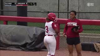 Ole Miss vs #11 Arkansas | Game 2 | Full College Softball 05/03/2024