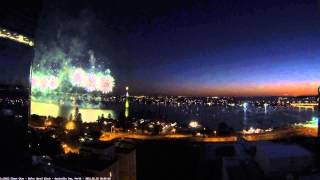 GoPro Timelapse Video - Australia Day 2013 - Skyworks Celebrations in Perth - Part Two