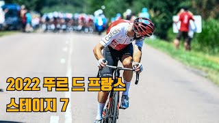 단 한명에게 다른 팀 모두의 전략을 수정해야 하는데... - 2022 뚜르 드 프랑스 스테이지7