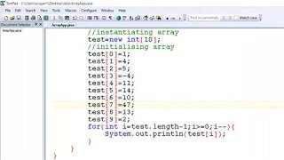 Arrays Part 1 - How to create an Array in Java