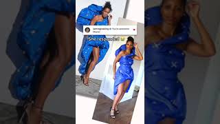 Making Regina King's Emmys Dress Out of a Graduation Gown! #Shorts