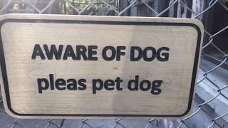 Aware of Dog | pleas pet dog - CNC Sign from Undertale