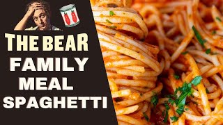 Family Meal Spaghetti (From The Bear )A delicious & easy spaghetti sauce made with 10 garlic cloves.