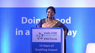 ICS 2023| Keynote Address | Smt. Vimala Ramesh (IAS)