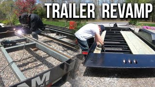 Replacing Boards On A CAM Superline Tilt Deck Trailer!