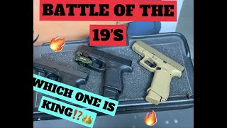 GLOCK 19 GEN 5 vs. GLOCK 19x (BATTLE OF THE 19’s)🔥🔥