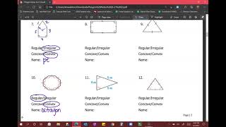 Properties of Polygons