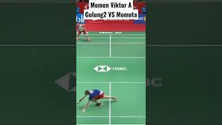 Momentum saat Viktor Axelsen gulung2 lawan Kento Momota 😲😬😁 #shorts #badminton #viktor #kentomomota