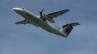 Air Canada Express Dash 8 DHC-8-301 (C-GMTA) Takeoff 24L Montreal Trudeau YUL | CYUL