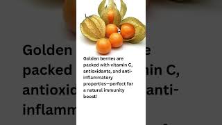 Golden Berries The Immune Boosting Superfruit You Need! #facts #fruit #shorts