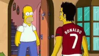 Video des Tages #1-Cristiano Ronaldo vs Homer Simpsons