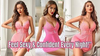 🔥Unveil Your Inner Confidence | Avidlove Lace Babydoll Lingerie for Women #babydoll