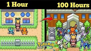 I Played 100 hour in let's go Pikachu GBA version but with many challenges