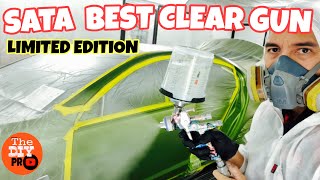 SATA BEST CLEAR GUN | car repair painting @thediypro