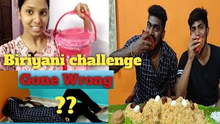 Biriyani challenge in tamil | Food challenge | Gone wrong | Chicken biriyani