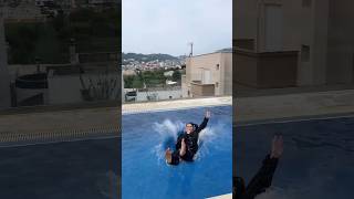 Enisa jumps in the pool for her new song “Tears Don’t Fall” 🎶🤣