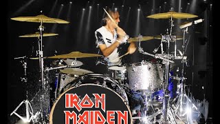 Iron Maiden, Wasted Years (drum cover) #ironmaiden