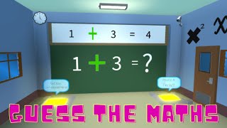 Roblox - ADIVINHE A MATEMÁTICA (Guess The Maths)