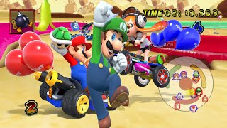 Mario Kart Wii Balloon Battle HD (Luigi GamePlay)