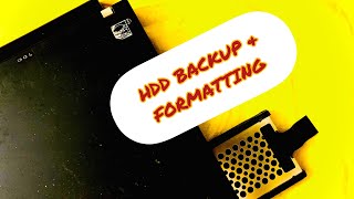 Formatting & Backup of a Hard Disk Drive from a Dead laptop- UBR