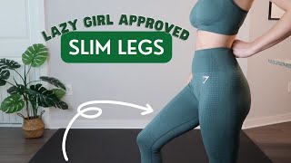 3 min SLIM LEGS WORKOUT l Lazy Girl Approved Routine!