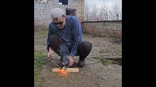 Making a Concrete Table Using White Flint and Cement😍