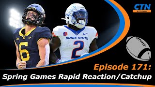 College Fantasy Football - Spring Game Catchup/Rapid Reaction - Episode 171