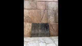 Valley Temple at Giza: Why would the ancient builders use this mysterious black stone here?