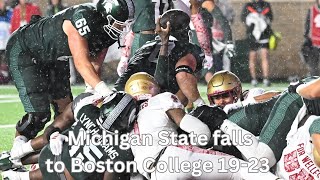 Michigan State falls to Boston College 19-23 - What's ahead for Michigan State as Ohio State looms