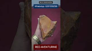 Red Aventurine Raw Stone #shorts