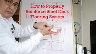 How to Properly Reinforce Steel Deck Flooring System - Tagalog Tutorial