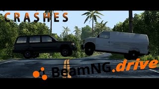 BeamNG Drive - Spectacular Crashes and Smashes #1