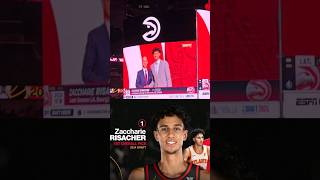 Atlanta Hawks Fans REACTION On Zaccharie Risacher Pick