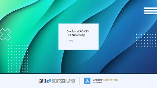 Neue Civil Funktionen in BricsCAD Pro V23