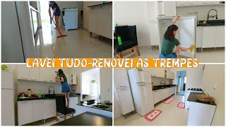 NÃO DAVA PARA ADIAR| LIMPEZA DETALHADA + TIVE QUE LAVAR A COZINHA |Amanda Maria