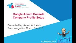 Google Admin Console: Company Profile