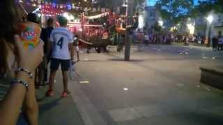 Encierro de la fête à mauguio