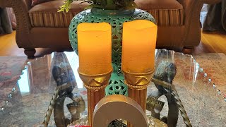 Thrifted vs Styled ~ Thrift Finds ~ DIY Candle Holders  #thrifting #shortsfeed