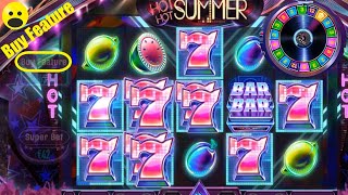 Achat du bonus Free Spins ( Buy Feature option ) sur la machine à sous : Hot Hot Summer