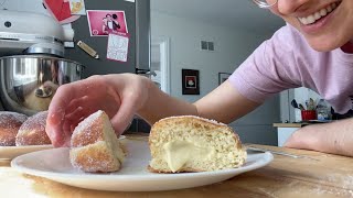 Cookbook Challenge: Attempting Bread Ahead Bakery's Deep-Fried Custard Doughnuts