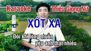 Xót Xa ✔ Karaoke Thiếu Giọng Nữ ► Song Ca Với Lê Thiết ❖ Thiết TV