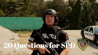 20 Questions for SPD - Special Response Team Officer Matt Thomas