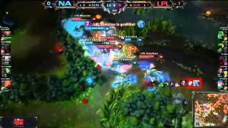 NA VS LPL 2nd match carnage