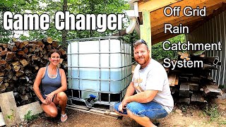 Off-Grid Liquid Gold: Rain Catchment Sustains Our Cabin Life