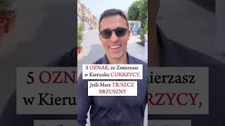 5 OZNAK, że Zmierzasz w Kierunku CUKRZYCY, Jeśli Masz TŁUSZCZ BRZUSZNY #shorts